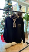 Leopar Yaka Detaylı Sweatshirt