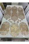 1 adet 120cm'lik runner/2 adet 100'lük runner/3 adet servis/suni deri/soft gold eskitme