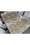 1 adet 120cm'lik runner/2 adet 100'lük runner/3 adet servis/suni deri/soft gold eskitme