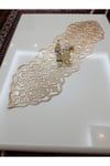 1 Adet Runner /125x44cm/siyah/suni Deri/battal Boy