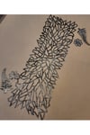130x33cm Runner,/soft Gold Eskitme./4 Parça Kahve Sunumluğu hediye