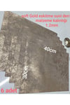6 Kişilik Dikdörtgen Suni Deri Amerikan Servis Supla Placemat/30x40cm/6 Parça