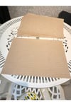 AMERİKAN SERVİS/6 ADET/30X40CM/SUNİ DERİ/BEJ (HAFİF SİMLİ)