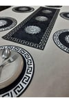 Amerikan Servis/runner/ranır/supla/masa Örtüsü/kadife/7 Parça Yemek Sunum Takımı