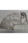 KAŞIKLIK/CEPLİ/6 ADET/SOFT GOLD ESKİTME/SUNİ DERİ/
