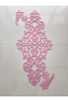 KEÇE RUNNER, 97CMX45,5CM, (2 YAPRAK MOTİFİ,2 ÇİÇEK MOTİFİ HEDİYE), MASA RUNNERI,3MM