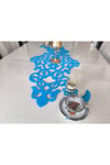 KEÇE RUNNER, 97CMX45,5CM, (2 YAPRAK MOTİFİ,2 ÇİÇEK MOTİFİ HEDİYE), MASA RUNNERI,3MM