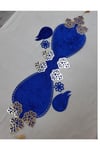 Runner/masa Örtüsü/sehpa Örtüsü/kadife/126cm Lik/5 Parça/vizon/gold