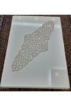 Runner/ranır/s.deri/100x40cm/suni Deri/kırmızı