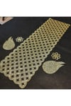 S.deri Işıltılı Lux Runner.5 Parçadır,1 Adet Runner(32x99cm) Ve 4 Parça Kahve Sunumluğu.