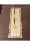 S.deri Runner,5 Parça.1 Runner(32x99cm),(4 Parça Kahve Sunumluğu Hediye).beylerbeyi