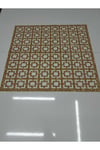 Sehpa Örtü Seti/1ad.(60X60CM) Kare Orta Sehpa Runnerı,4 Ad.(33X33CM) Zigon Örtüsü/toplam 5 Parça/