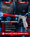 APEX Tornador Bilyeli Kuru Detay Tabancası – Profesyonel Oto Kuaför Temizlik Tabancası