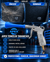 APEX Tornador Boncuklu Kuru Detay Tabancası – Profesyonel Oto Kuaför Temizlik Tabancası