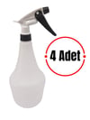 Sprey fısfıs şişesi beyaz plastik