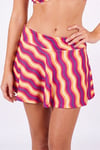 Arias Closet Renkli Sunwave Mini Pareo Etek