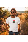 ERKEK BASKILI TİŞÖRT-MANDALA ÇİÇEK DESENLİ RENKLİ BASKI/HUBERY