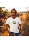 ERKEK TİŞÖRT %100 Pamuk Baskılı – HUBERY HB Logo Desenli
