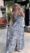 Ayris Elbise Önden Yırtmaçlı Maxi Boy Elbise
