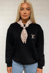 Fular Detaylı Sweatshirt