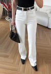 Wide Leg Beyaz Jean
