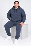 Erkek 3 İplik Şardonlu Kapüşonlu Süper Battal Eşofman Takımı 6XL–9XL