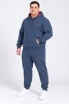 Erkek 3 İplik Şardonlu Kapüşonlu Süper Battal Eşofman Takımı 6XL–9XL