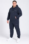 Erkek 3 İplik Şardonlu Kapüşonlu Süper Battal Eşofman Takımı 6XL–9XL