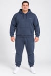 Erkek 3 İplik Şardonlu Kapüşonlu Süper Battal Eşofman Takımı 6XL–9XL