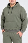 Erkek 3 İplik Şardonlu Kapüşonlu Süper Battal Eşofman Takımı 6XL–9XL