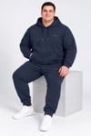 Erkek 3 İplik Şardonlu Kapüşonlu Süper Battal Eşofman Takımı 6XL–9XL
