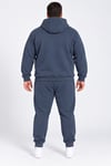 Erkek 3 İplik Şardonlu Kapüşonlu Süper Battal Eşofman Takımı 6XL–9XL
