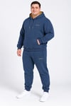 Erkek 3 İplik Şardonlu Kapüşonlu Süper Battal Eşofman Takımı 6XL–9XL