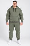 Erkek 3 İplik Şardonlu Kapüşonlu Süper Battal Eşofman Takımı 6XL–9XL