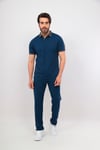 Erkek Füme Polo Yaka T-shirt Takım