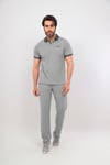 Erkek Füme Polo Yaka T-shirt Takım