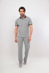 Erkek Füme Polo Yaka T-shirt Takım