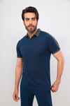 Erkek Füme Polo Yaka T-shirt Takım