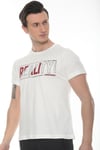 Erkek Füme Realıty Baskılı T-shirt
