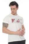 Erkek Füme Realıty Baskılı T-shirt