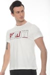 Erkek Füme Realıty Baskılı T-shirt