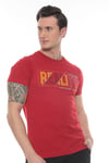 Erkek Füme Realıty Baskılı T-shirt
