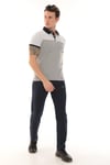 Erkek GriMelanj Polo Yaka T-shirt Takım