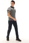 Erkek GriMelanj Polo Yaka T-shirt Takım