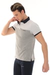 Erkek GriMelanj Polo Yaka T-shirt Takım