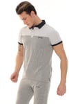 Erkek GriMelanj Polo Yaka T-shirt Takım
