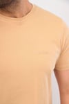 Erkek Haki Bisiklet Yaka T-shirt