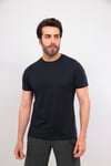 Erkek Haki Bisiklet Yaka T-shirt