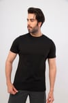 Erkek Haki Bisiklet Yaka T-shirt