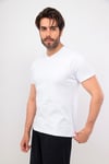 Erkek Haki Siyah V Yaka Tshirt Şort Cep Fermuarlı Alt Üst Takım